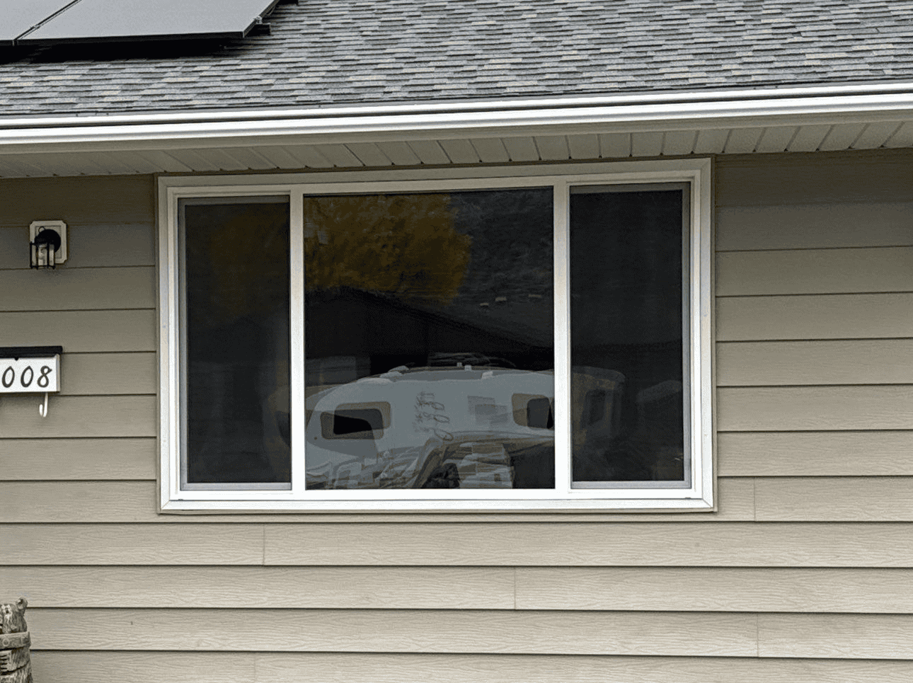 New Window Installation Modern window replacement for enhanced home aesthetics and energy efficiency.