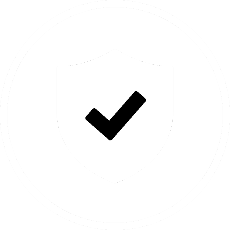 Construction safety shield icon representing protection and security on job sites.