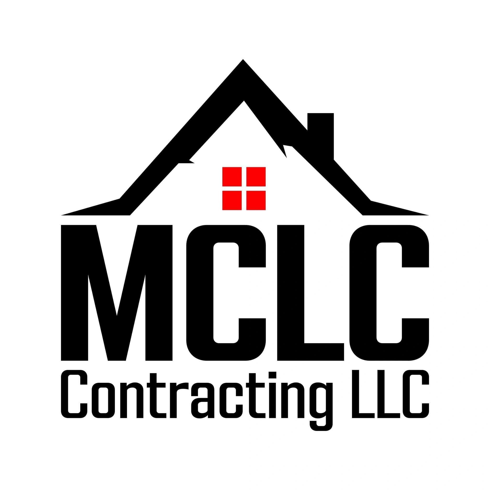 MCLC Contracting LLC logo featuring a house silhouette and bold text.