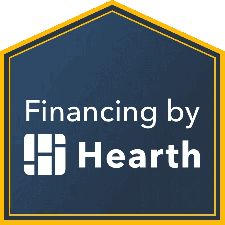 Financing options provided by Hearth for construction and contracting projects.